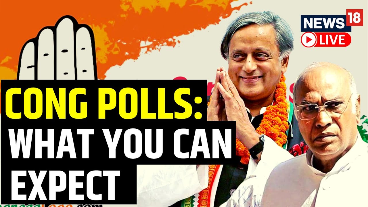 Congress President Election 2022 Live | Race For New Congress Chief Intensifies | News18 Live