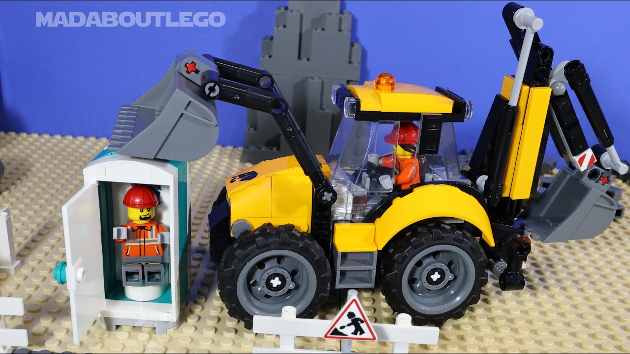 Экскаватор-погрузчик LEGO City 60480