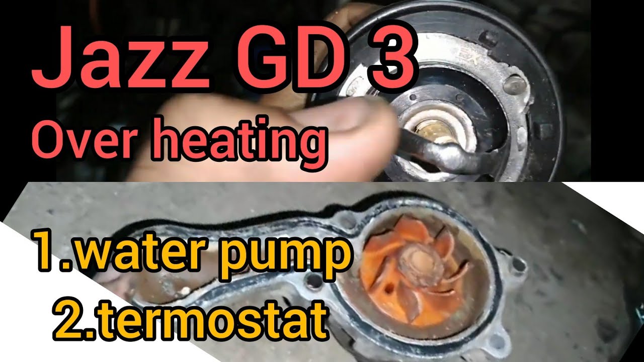 water pump dan termostat bocor jazz  GD3