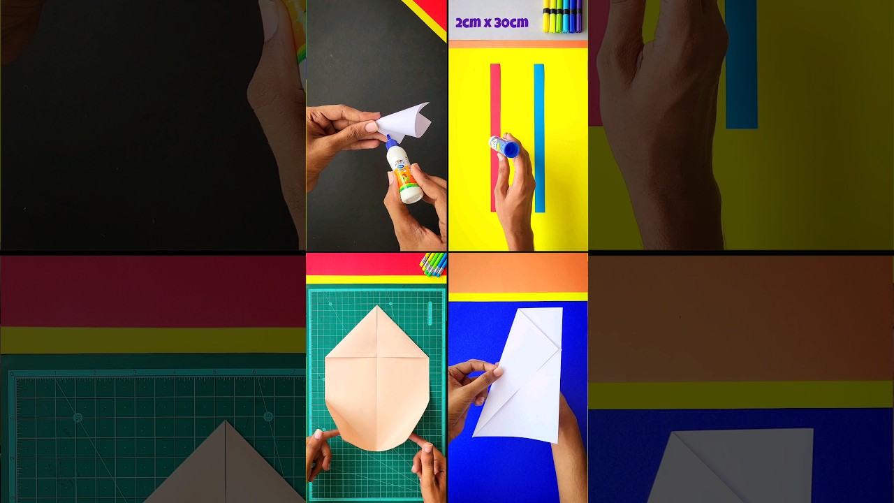 4 Best paper toys , how to make colour changing magic toy , Easy paper popper , paper b*mb