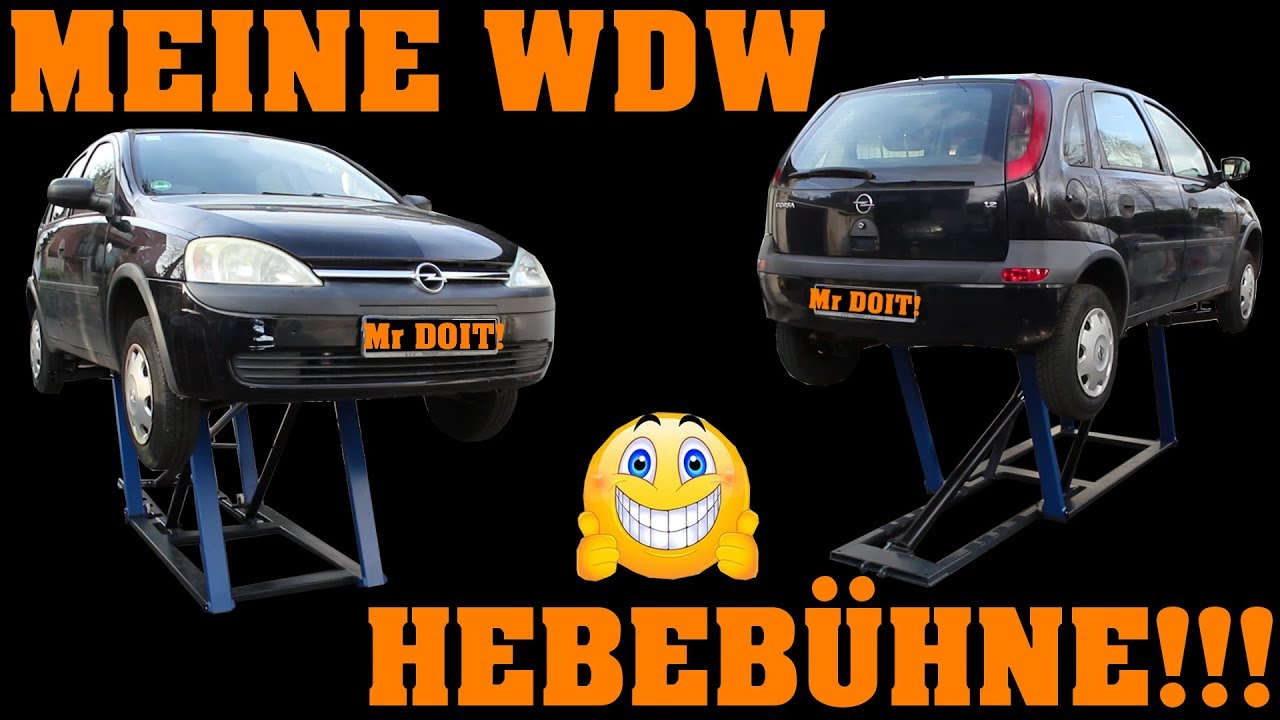 Meine eigene mobile Hebeb&uuml;hne von WDW 🤗🔧🤗 Danke Freunde!