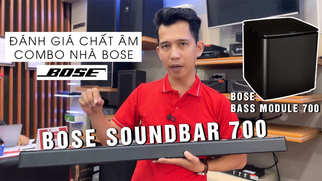 Loa #BOSE Soundbar 700 & Bass Module 700 không dây: Tinh Tế | Đẳng Cấp | Sang Trọng - mọi không gian