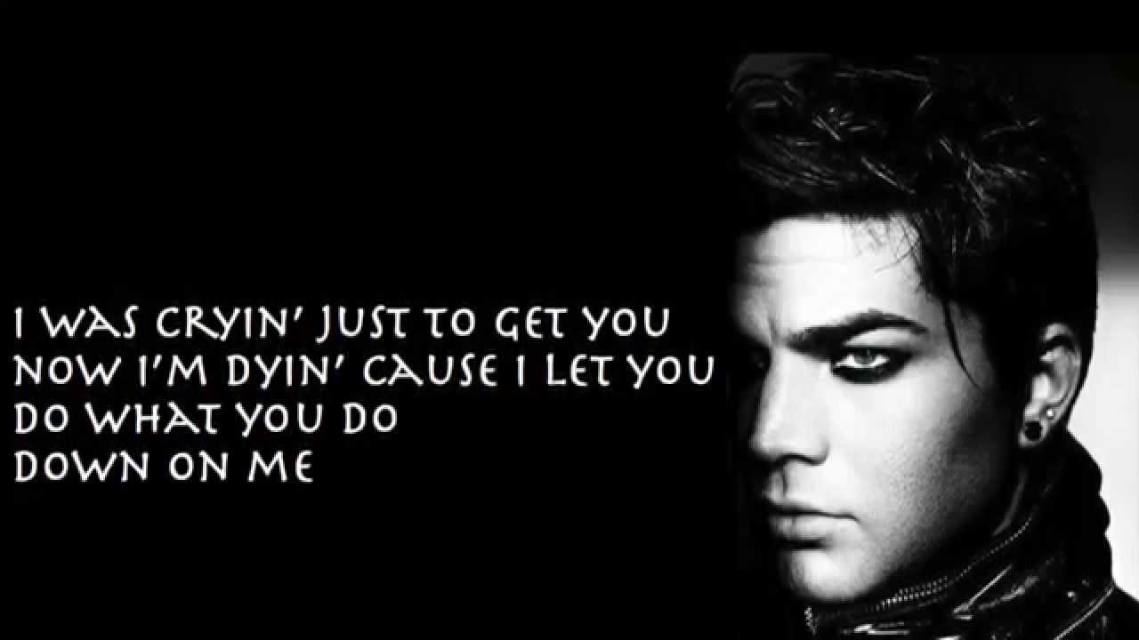 Adam Lambert - Cryin' Lyrics