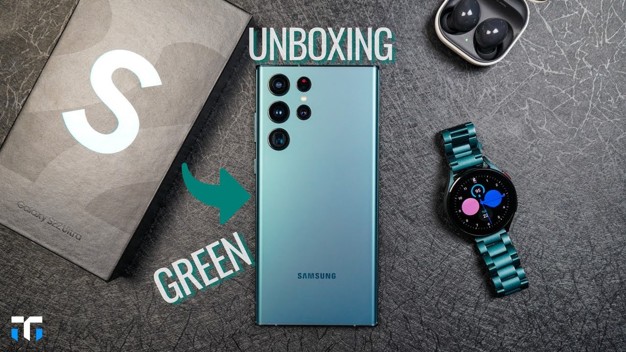Распаковка Samsung Galaxy S22 Ultra Green + первые впечатления: Note возвращается!