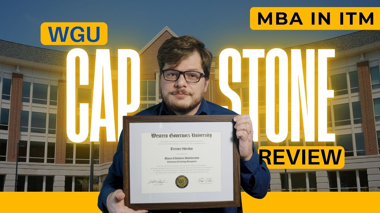 WGU MBA in IT Management Capstone (C218) Review + Was It Worth It?