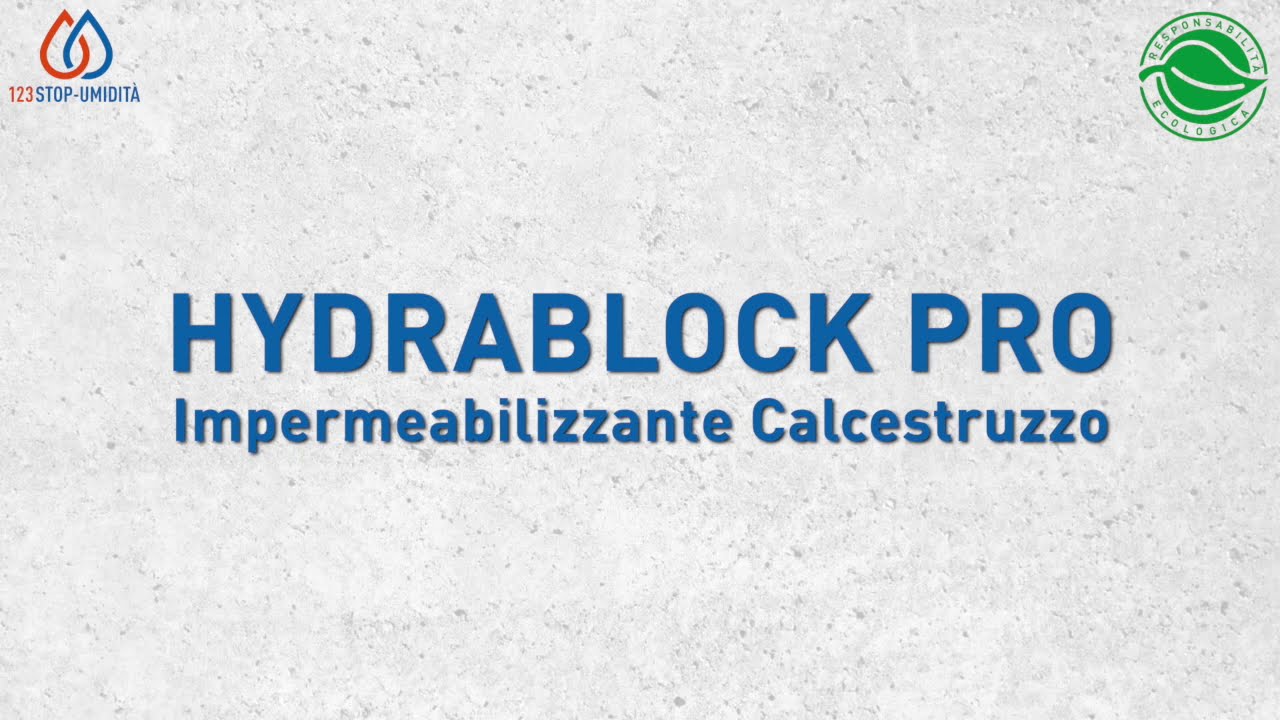 Impermeabilizzante per Calcestruzzo e Pietra - Hydrablock Pro - 123 Stop Umidità