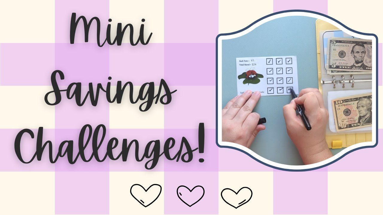 Whimsical Wednesday!! || Mini Savings Challenges!!
