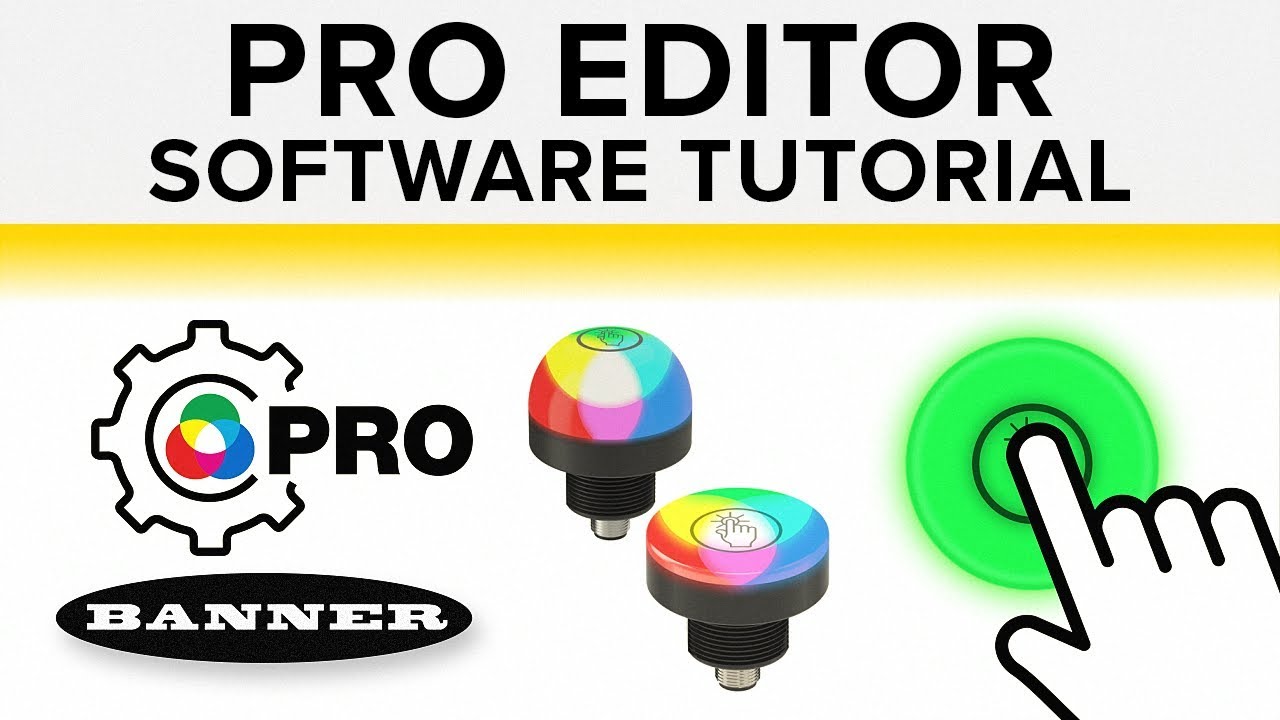 Banner Pro Editor Software for Touch Buttons