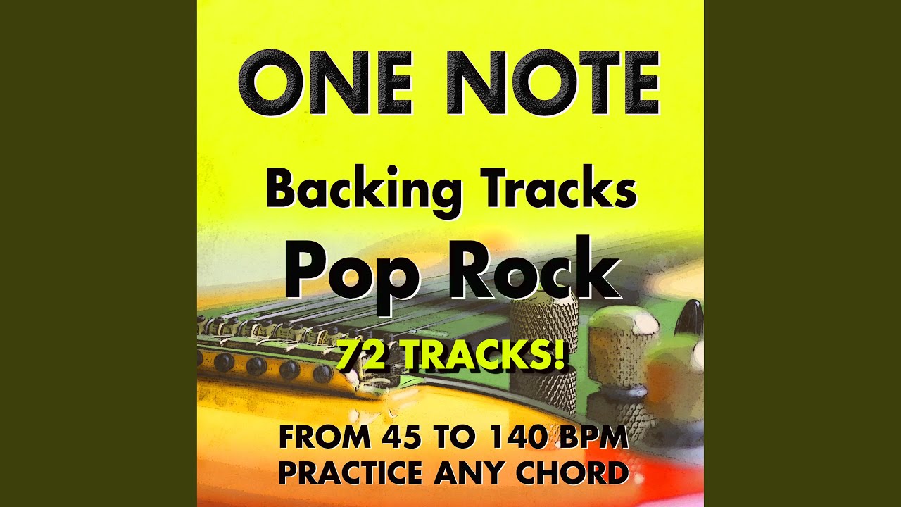 A One Note Backing Track in A | 140 BPM Pop Rock