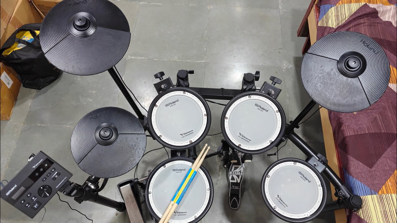 Roland TD 07 DMK E-drum kit unboxing ! #edrum #roland 
