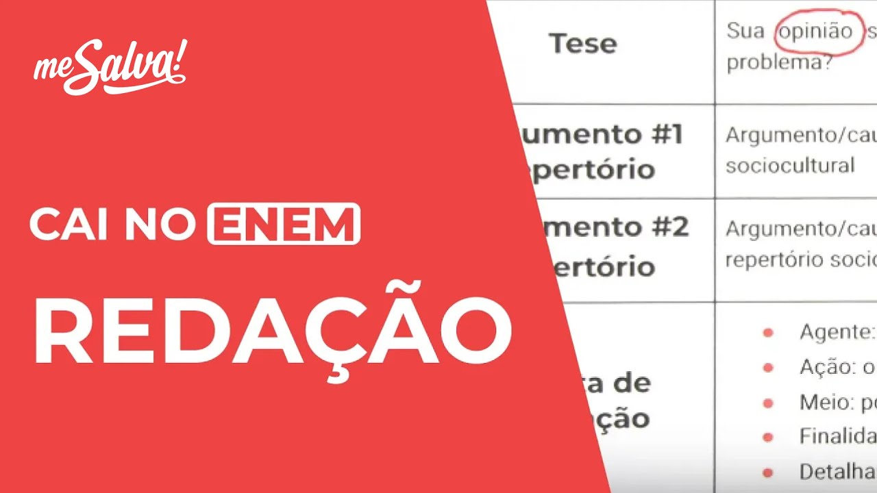 Cai no ENEM: Redação
