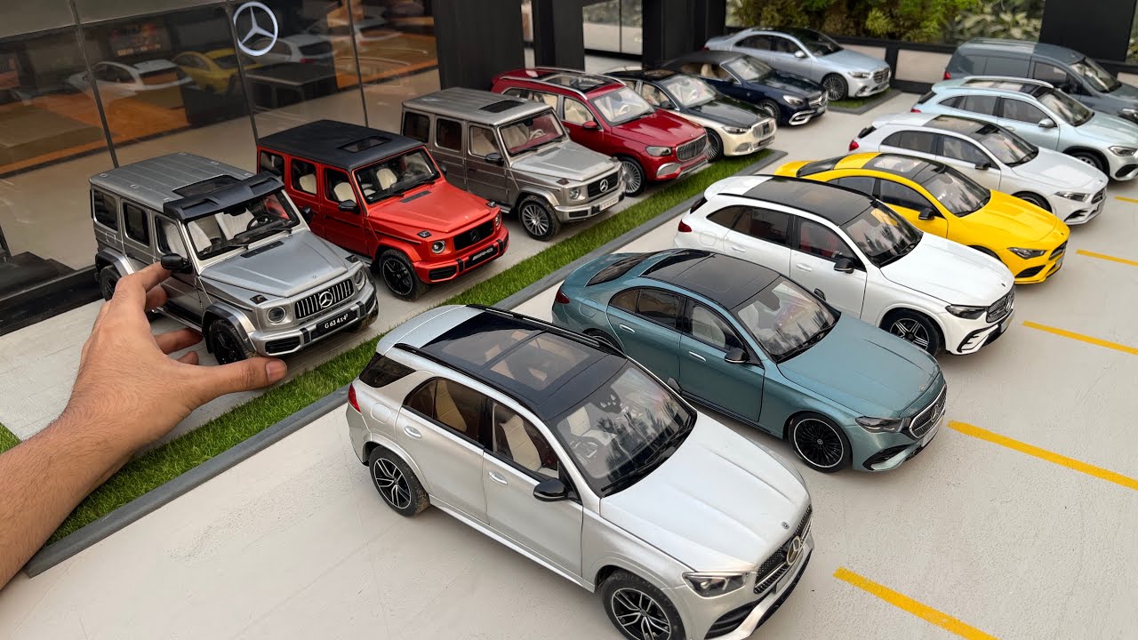 Huge Mercedes Car Collection 1:18 Scale | Diecast Model Cars 