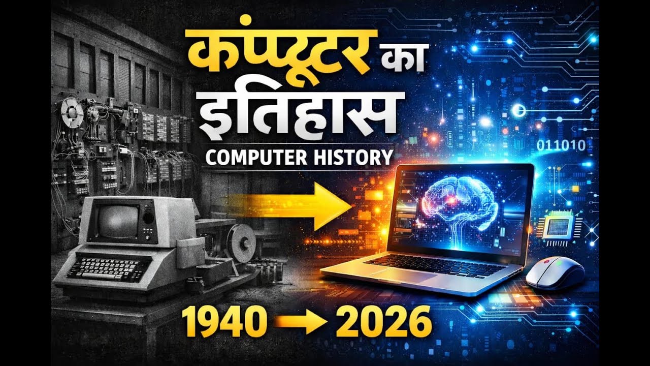 कंप्यूटर का इतिहास | 1940 से 2030 तक कंप्यूटर की पूरी कहानी