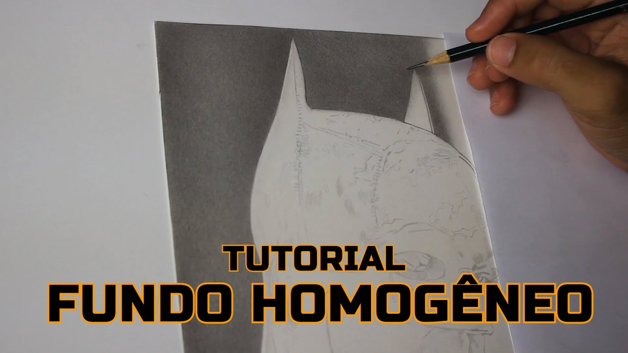 Como fazer fundo CLARO E HOMOGÊNEO no desenho realista