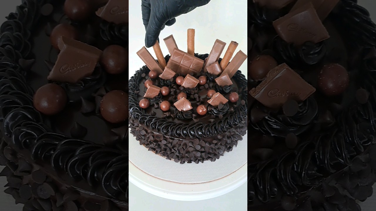 chocolate overload cake #shorts #cake #cakedesign #chocolate #cakeideas