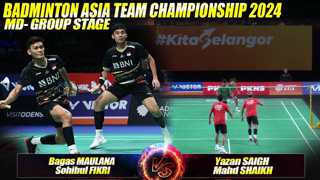 Bagas MAULANA / Sohibul FIKRI [INA] vs Yazan SAIGH / Mahd SHAIKH [AS] | BATC 2024