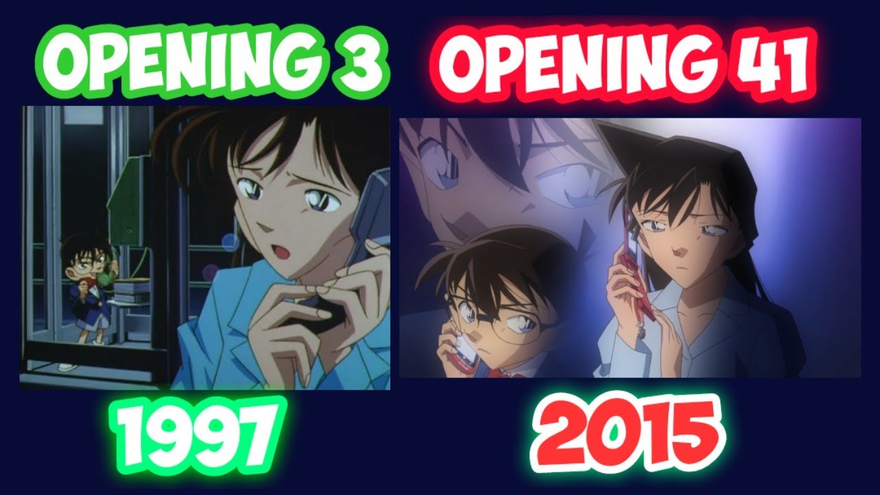 Detective Conan (Nazo) [Miho Komatsu & La PomPon] (OPENING 03 & OPENING 41) 1997 & 2015