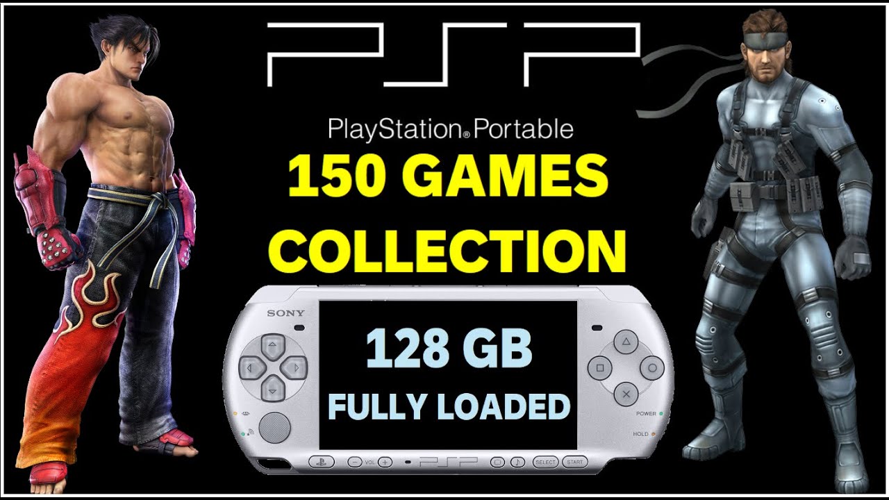 SONY PSP GAMES COLLECTION || 128 GB FULLY LOADED 150 GAMES FULLY LOADED || TAMIL ||