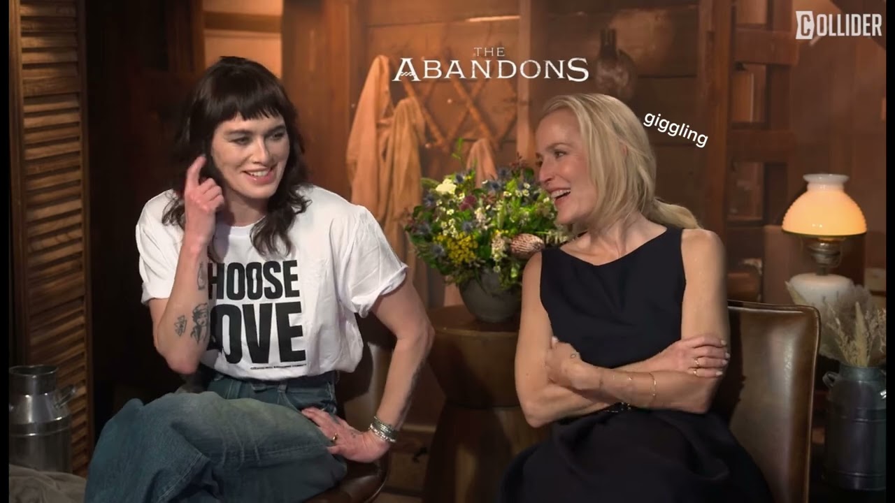 Gillian Anderson flirting with Lena Headey for 5 minutes straight (explicitly lesbian) 
