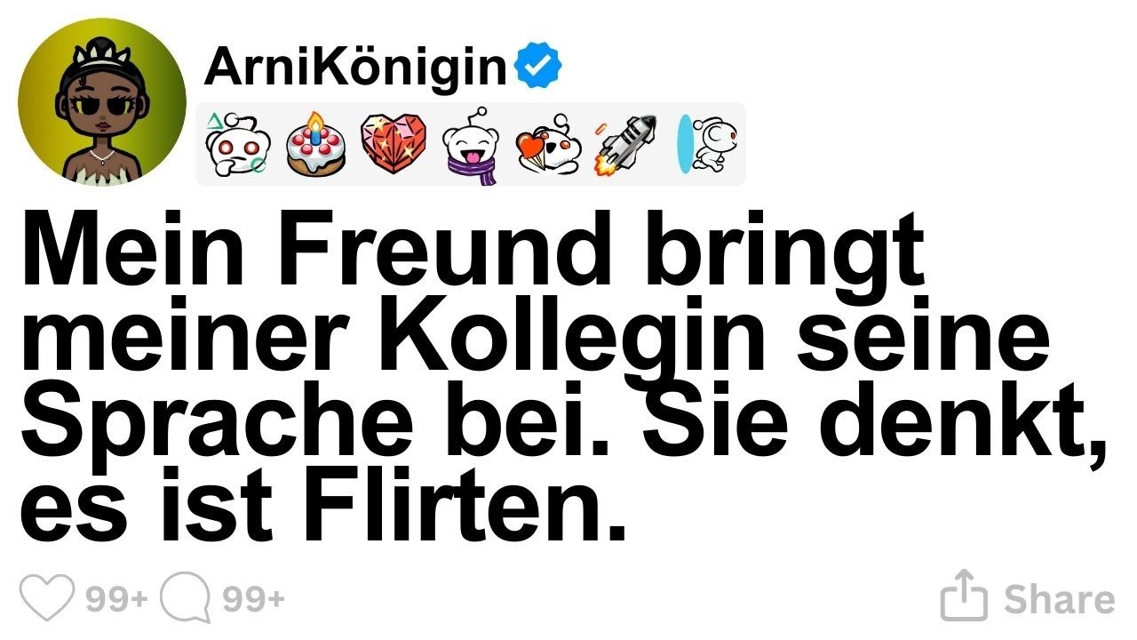 [GANZE STORY] Mein Freund bringt meiner Kollegin seine Sprache bei. Sie denkt, es ist Flirten.