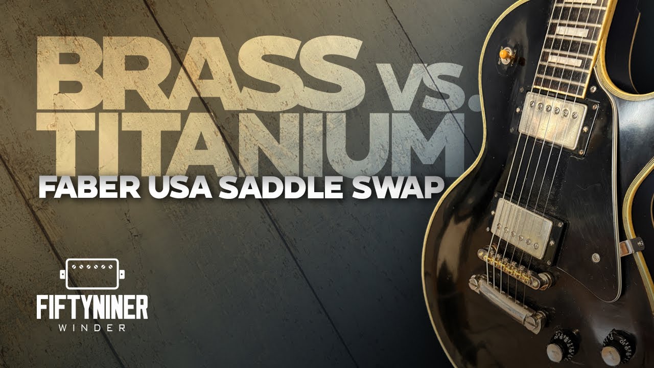 Saddle swap on the '84 Tokai Les Paul Custom (Titanium  to Brass) & How to Intonate your Guitar