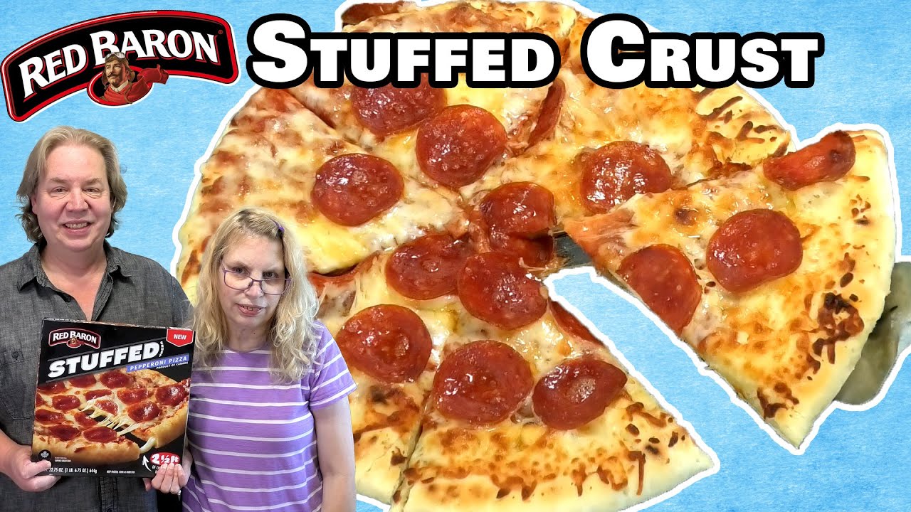 Is Red Baron's New STUFFED CRUST Pepperoni Pizza Worth The Hype?