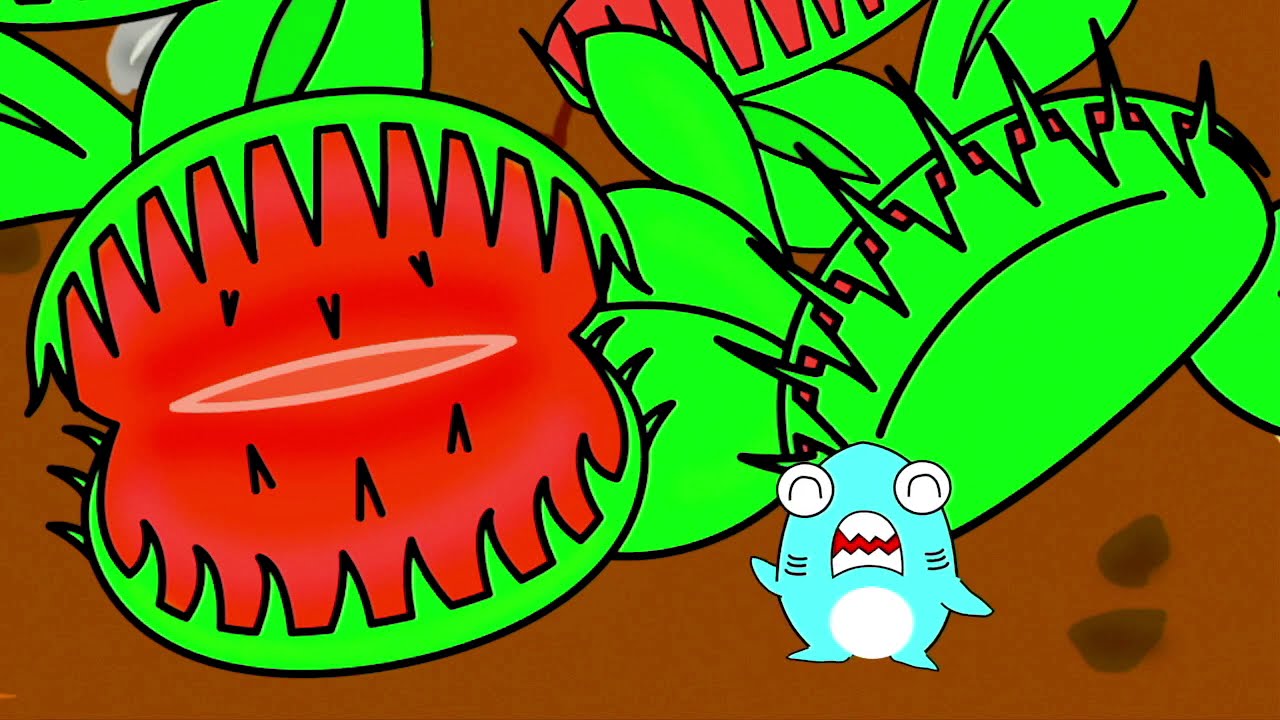 モンスター植物に食べられた？！サメニンとハエの冒険！ラフレシアを見に行こう！