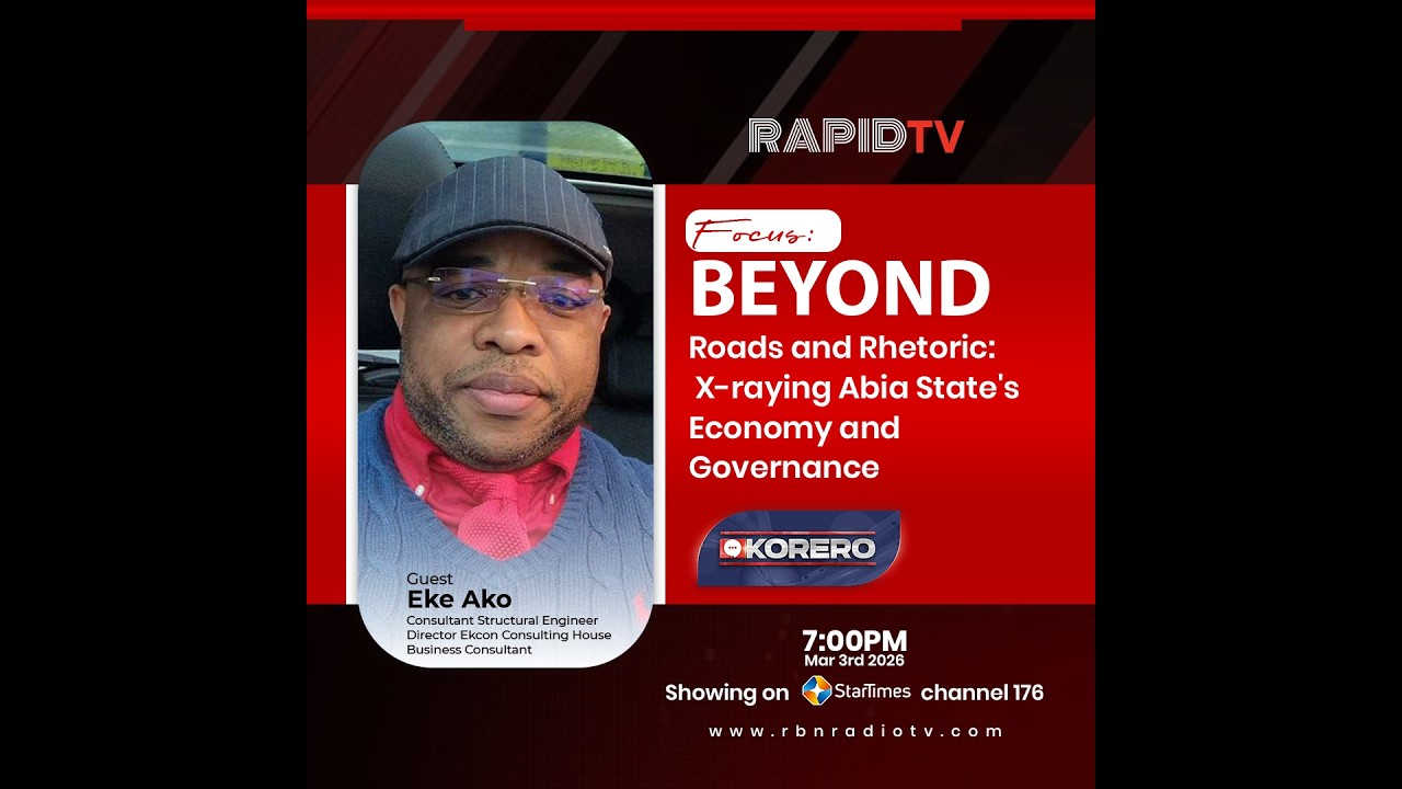Beyond Roads and Rhetoric: X-raying Abia State's Economy and Governance (LIVE STREAM)