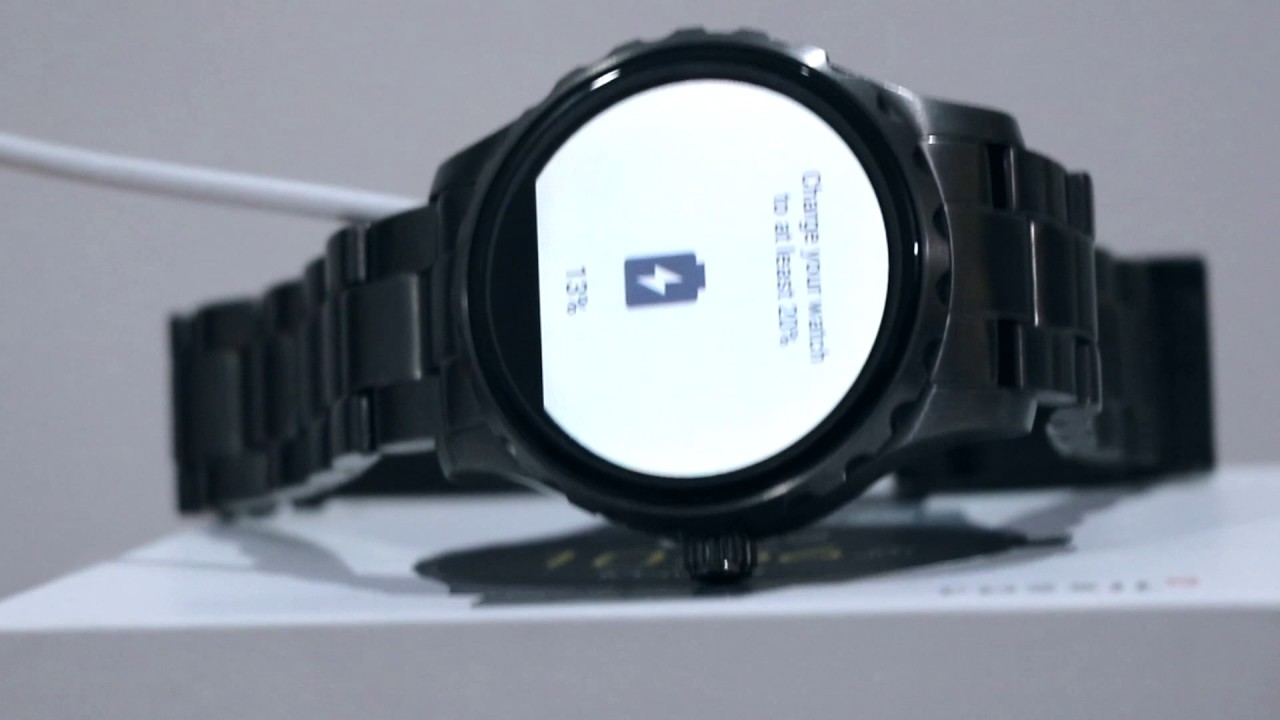 Unboxing : Fossil Q Marshal Smoke Stainless Steel Smart Watch
