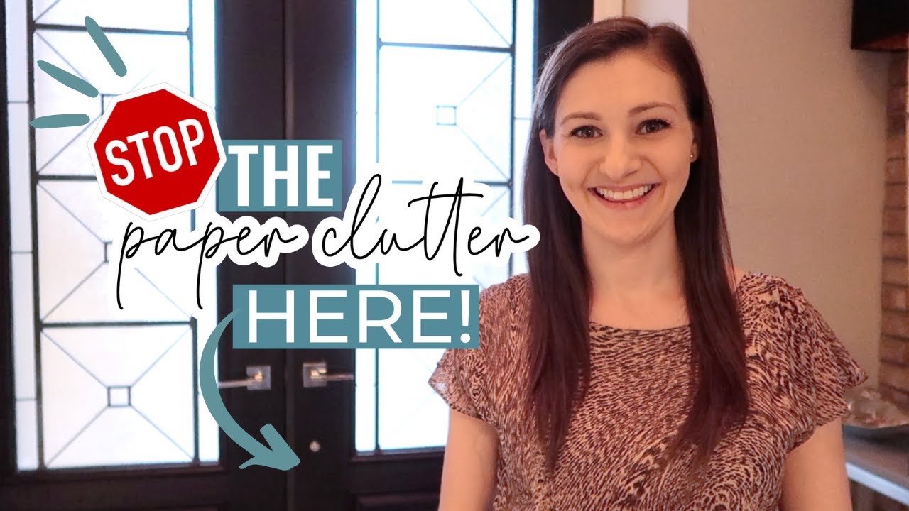 MY INCOMING PAPER CLUTTER SYSTEM // How I Keep My Mail, Bills, & Receipts Organized