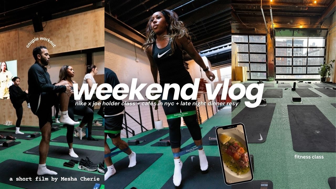 NYC Weekend Vlog | Nike x Joe Holder Workout, Café Hopping & Apartment Hunting 🏙️