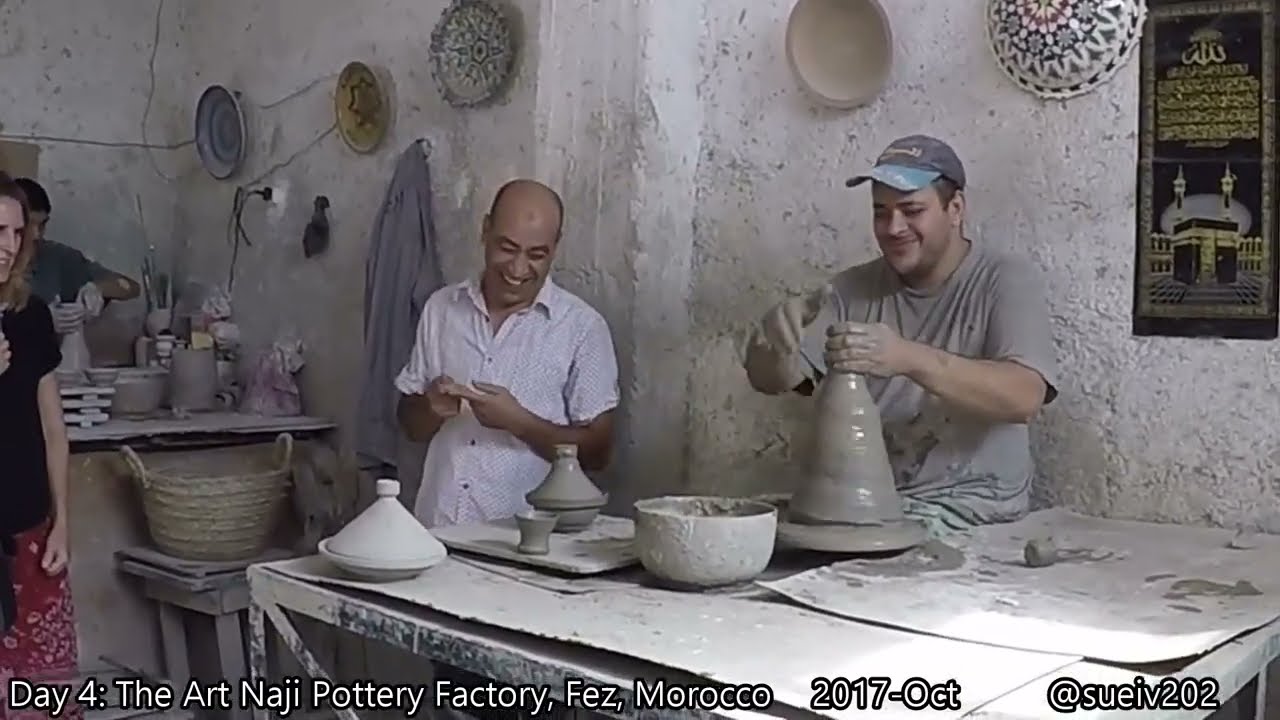 Morocco Day 4 - Fez's Art Naji pottery factory