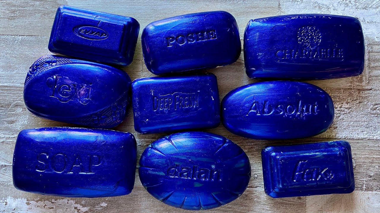 ASMR SOAP| Cutting colored soaр | Soap Carving| Резка крашенного мыла