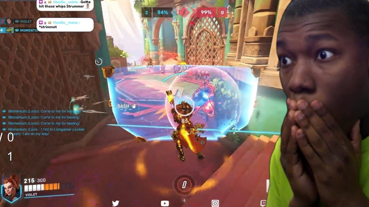 BRIGITTE NERF SEASON 6! NEW MODE!! VIOLET BRIGITTE GAMEPLAY OVERWATCH 2 TOP 500 REACTION
