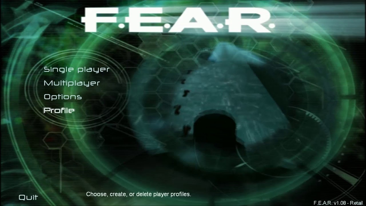 F.E.A.R. (2005) Menu Ambience | 1 Hour Of Calm Horror ASMR Sounds