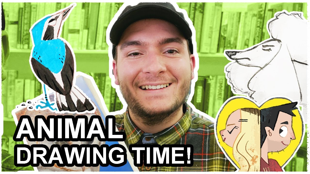 Drawing Animals in the Library!