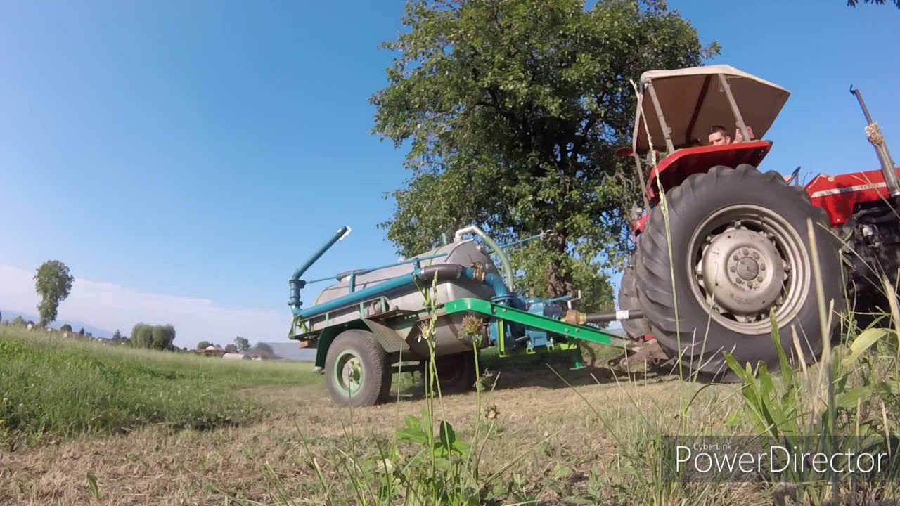 irrigation with a slurry tank  |  Irrigazione 2021 con Massey Ferguson 168 & carrobotte