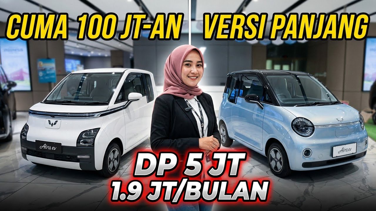 Mobil listrik 100 Jutaan ‼️ 1.9 Juta Cicilan Wuling Aira EV 2026 Terbaru