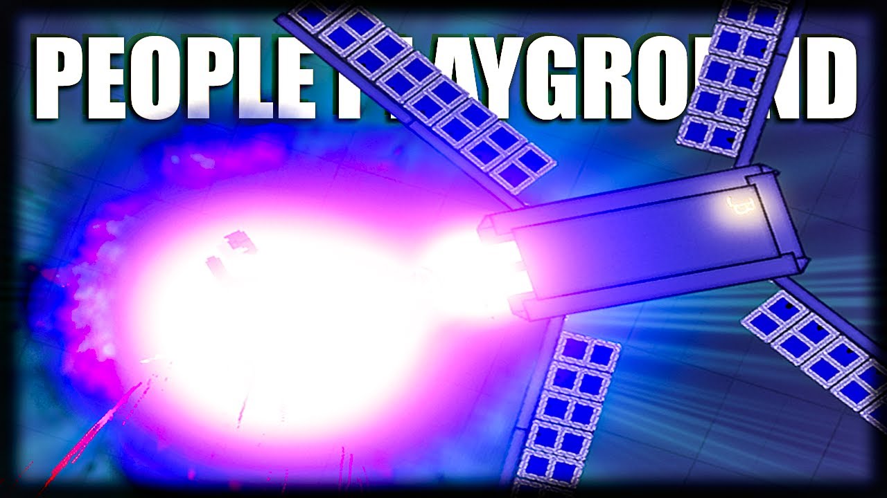 Experimentos com CANHÕES ORBITAIS!! - People Playground