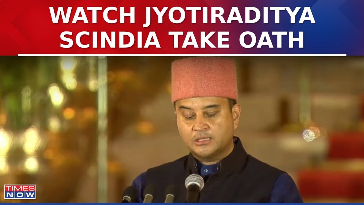 Jyotiraditya Scindia Takes Oath At Cabinet Minister In PM Modi's NDA 3.0| Watch | Oath Ceremony 2024