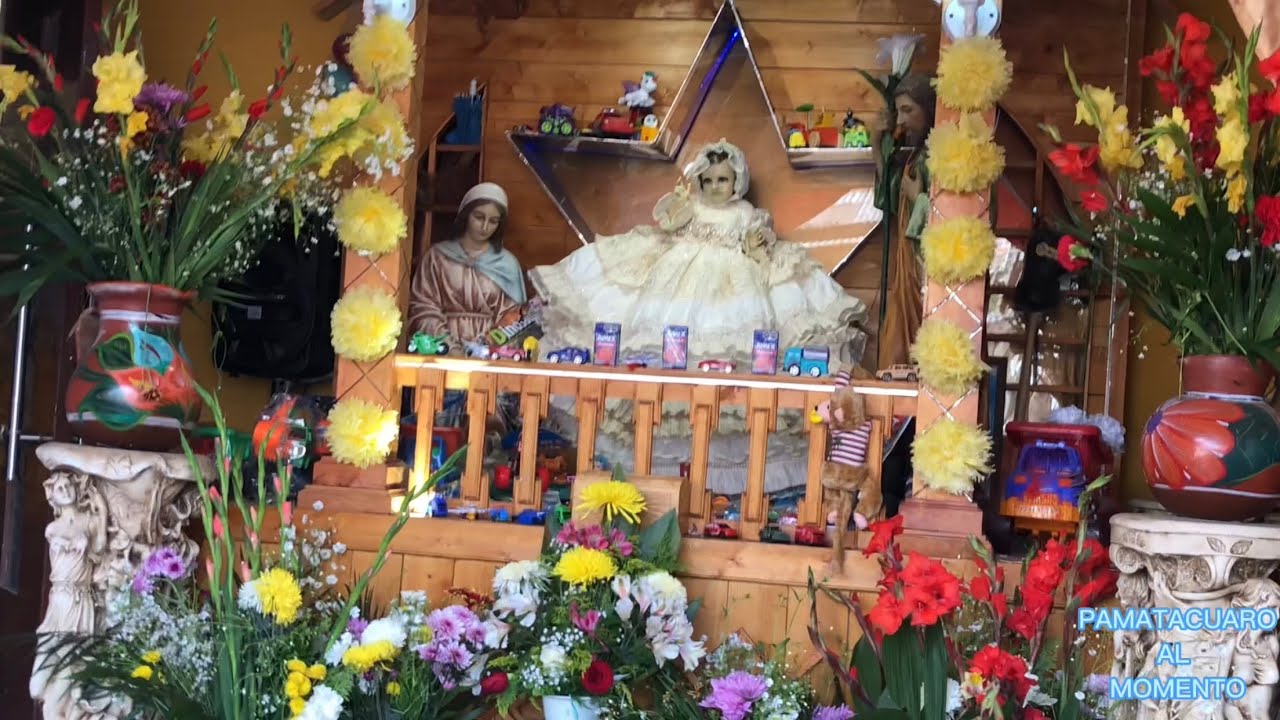 El levantamiento del palo de la estrella por las fiestas del niño Dios !! 🥳🎉😇en pamatacuaro….