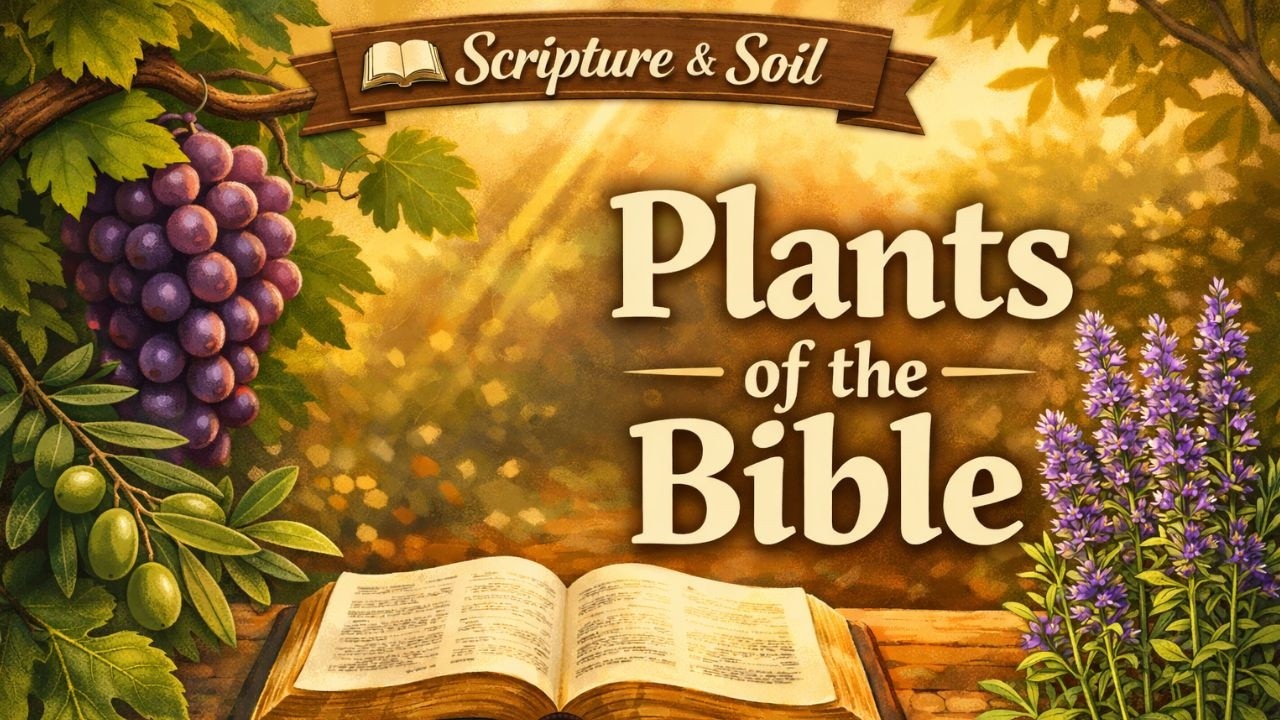 📖The Bible Plants Growing in My Backyard Garden 🌱