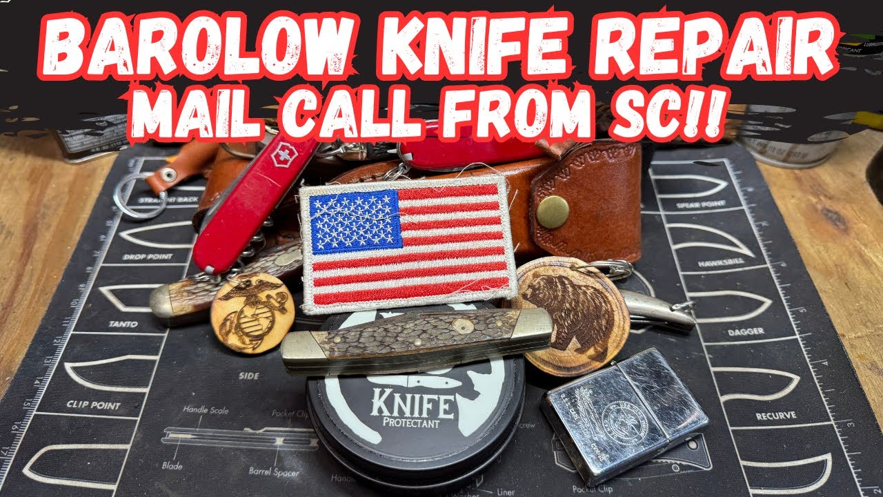 Barlow Knife Repair & Mystery Package from South Carolina!