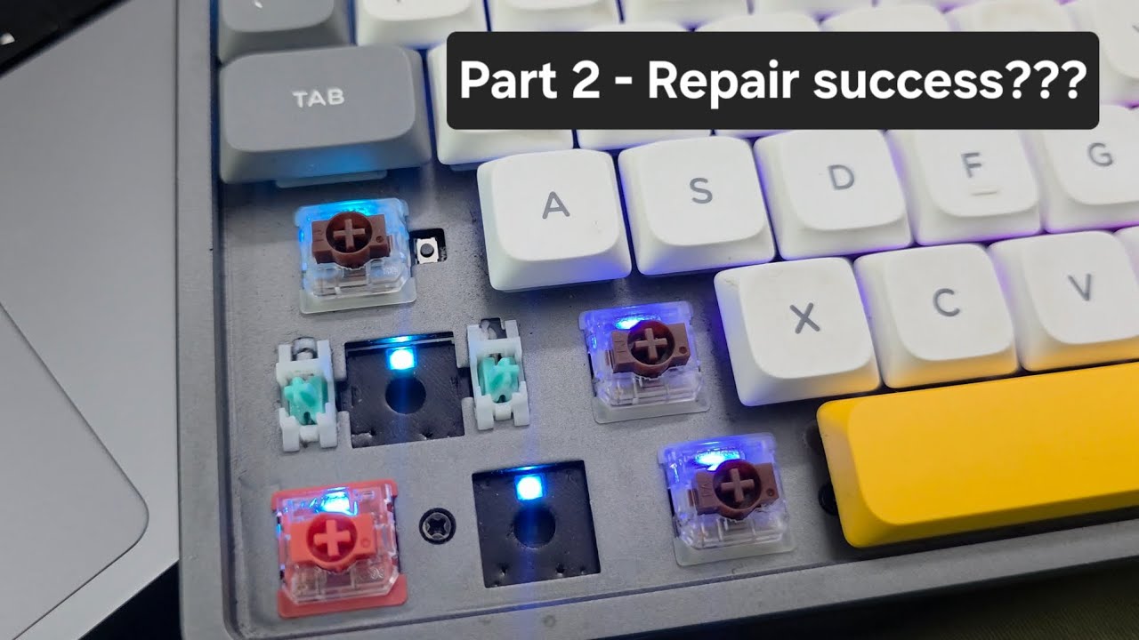 Part -2 | Repairing Mechanical Keyboard after spill damage | Telugu vlog | Nuphy Air v2