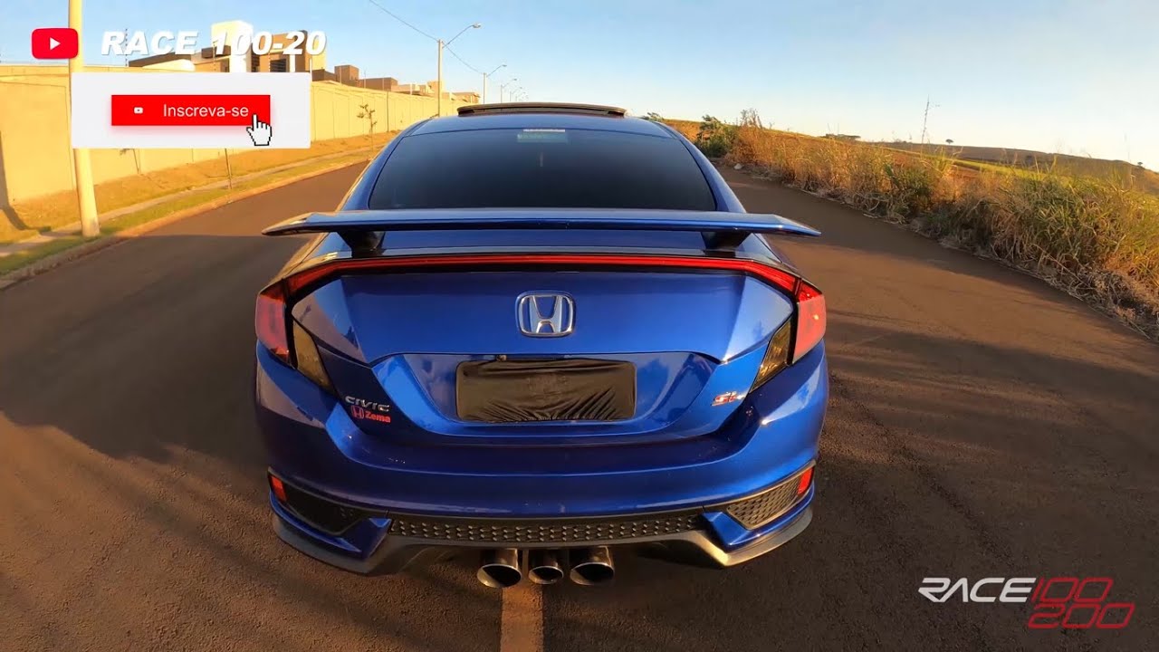 HONDA CIVIC SI STG3 2018 1.5 TURBO!!! 0-100 E 100-200 NO DRAGY!!!