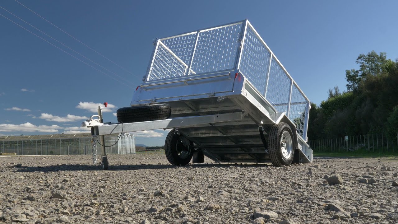 8x5 Single Axle Tuff Trailer