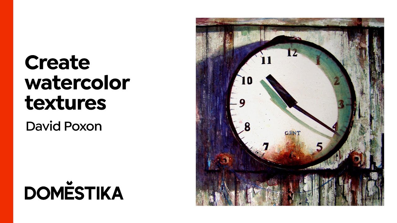 Watercolor Texture Masterclass - A course by David Poxon | Domestika English