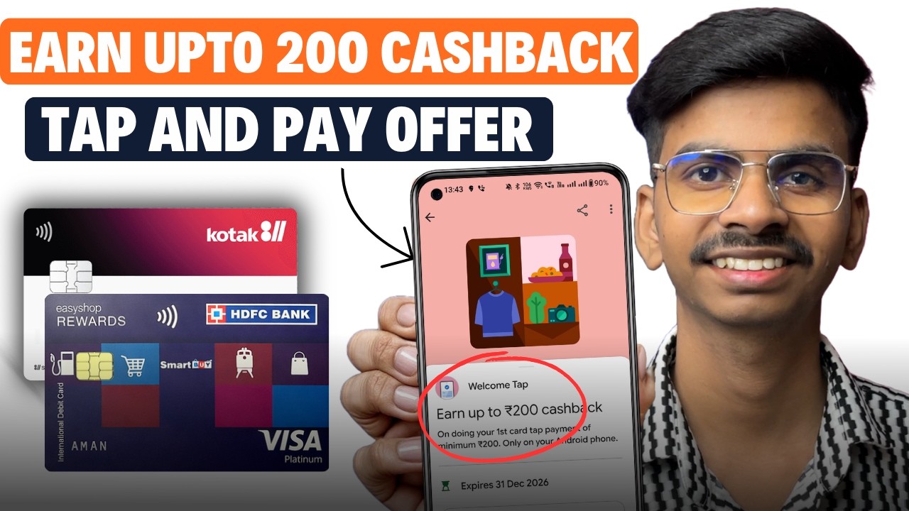Google Pay Tap And Pay ₹200 Cashback Offer | Google Pay Cashback Offer | Tap And Pay | TECH AMAN