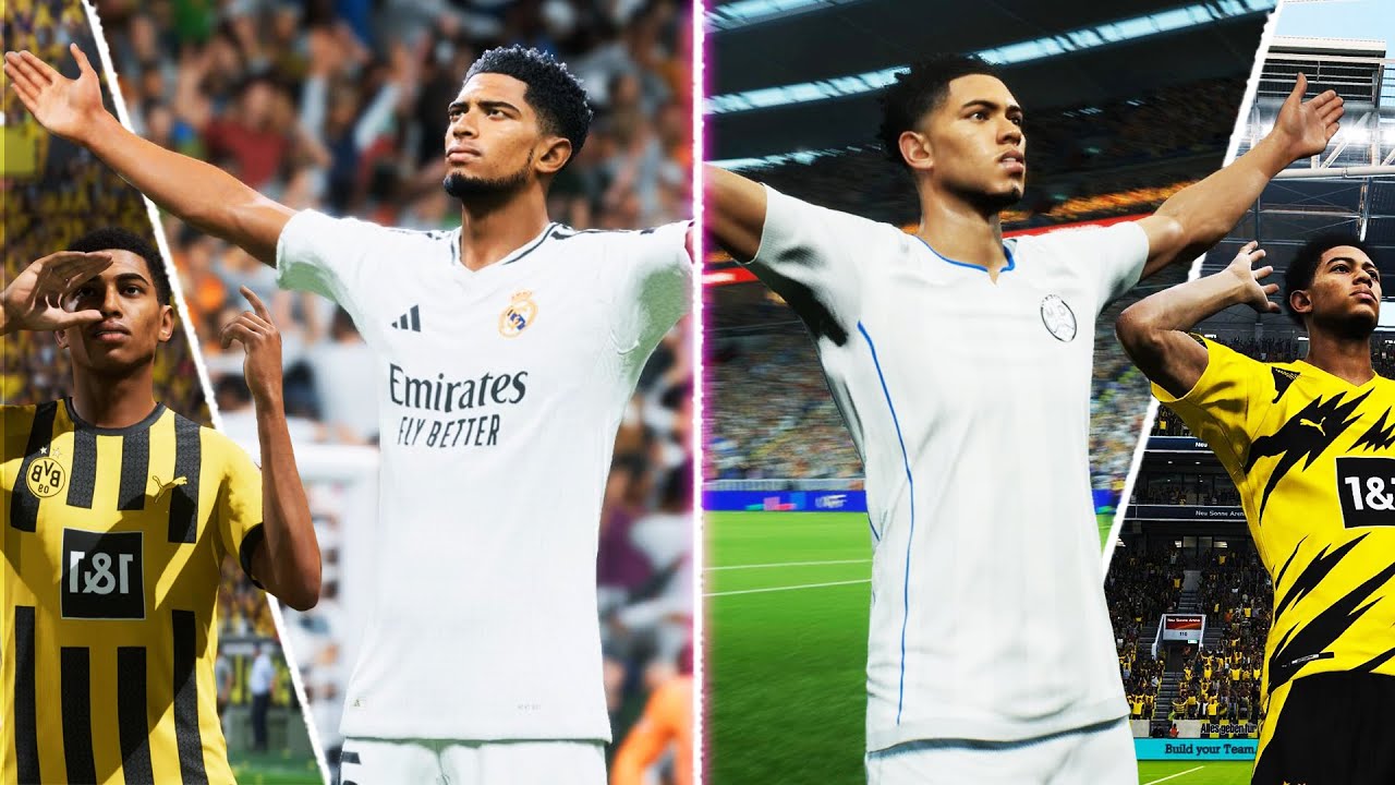 JUDE BELLINGHAM IN EVERY FIFA & PES (2020-2025)