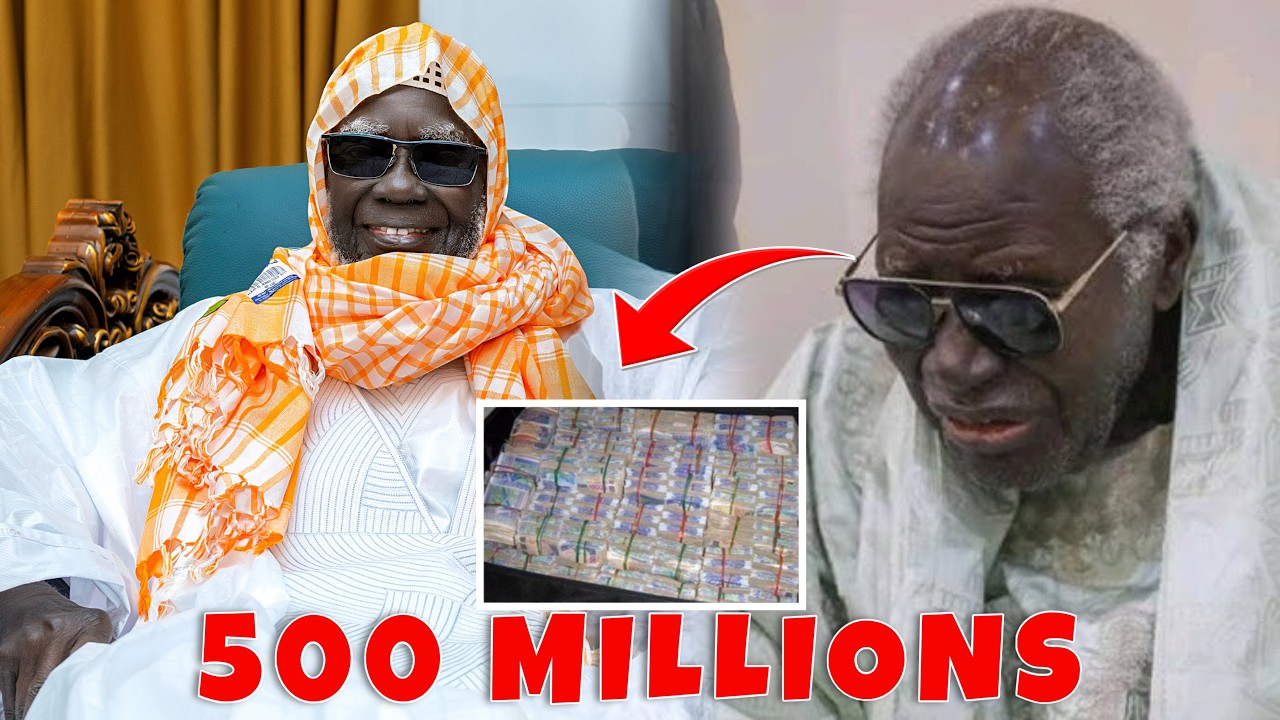 🔴Le Khalife Général des Baye Fall a Remis Serigne Mountakha Mbacké 500 millions trois véhicules...